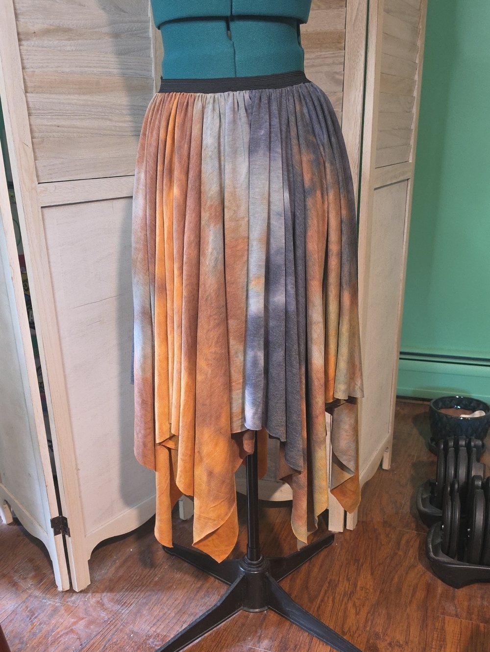 Damsel in This Dress Fairy Skirt S/M Ren Faire Ogre & Onion Tie Dye